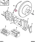 Гальмівний диск перед R16 на Fiat Ducato 230, Peugeot Boxer, Citroen Jumper (94-02), 1341045080, 4249H9, фото 6