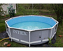 Великий каркасний басейн Intex 26700 Prism frame 305x76 см, об`єм води 4485 л, фото 4