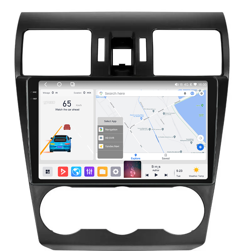 Штатна магнітола Mekede MS 2k Subaru Forester 4 (2012 - 2015) CarPlay QleD, фото 1