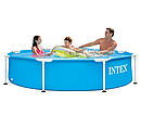 Великий каркасний басейн Intex 28205 Metal Frame 244х51 см, об`єм води 1828 л, фото 4