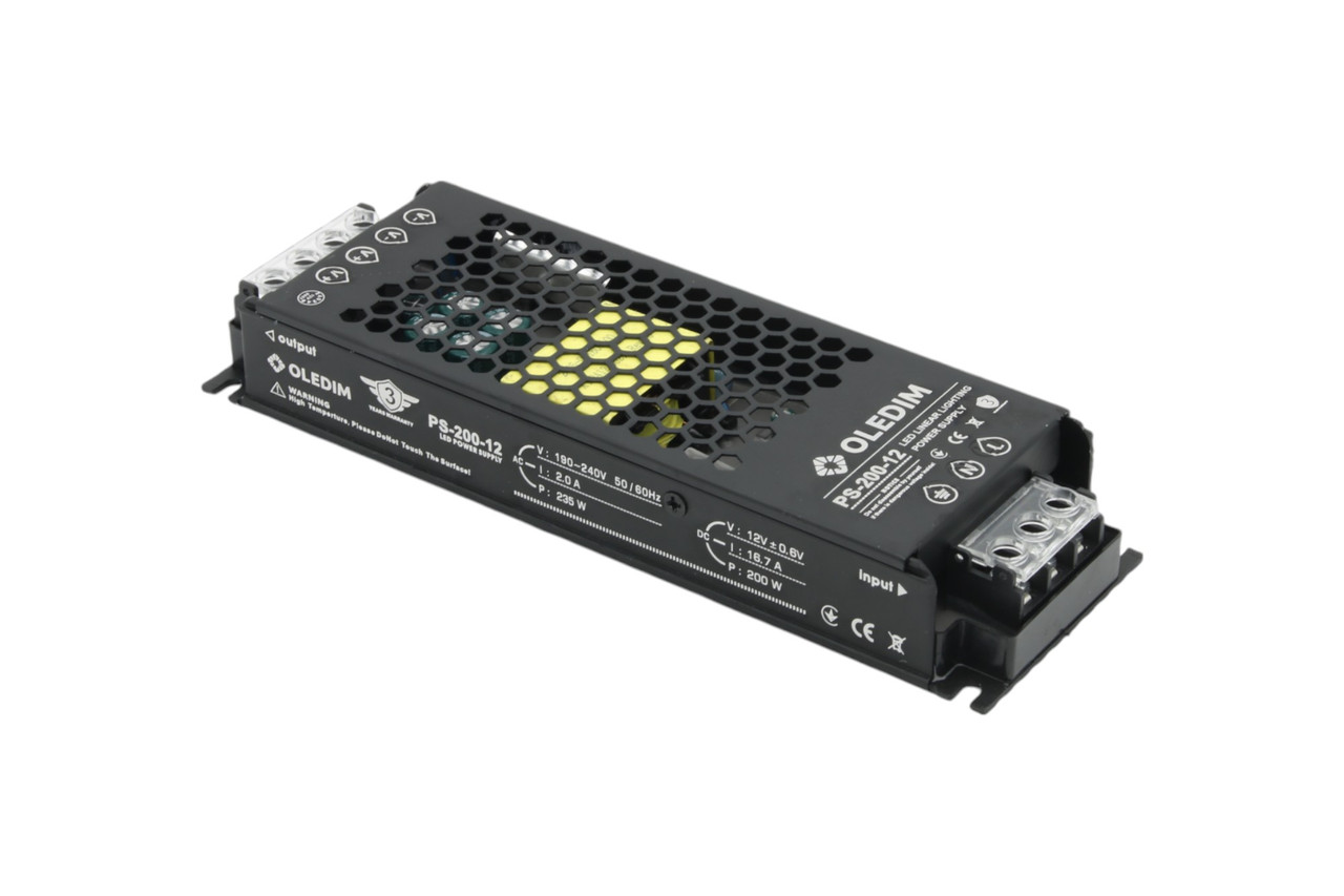 Блок живлення OLEDIM PS-200-12V 16.7A 200W