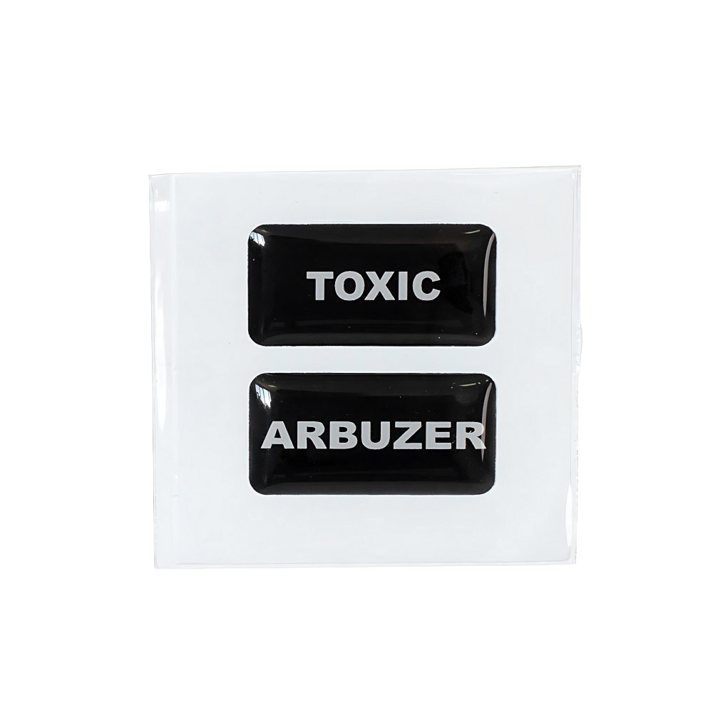 Стікер "TOXIC, ARBUZER" 3D, 3,5см