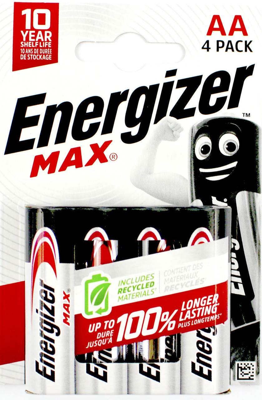 Батарейки Energizer Max LR-06/блістер 4шт(24), фото 1