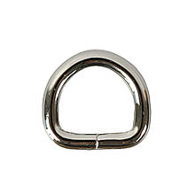 Напівкільце несварне, 15.5*12.5*3.8 мм, срібло (5*4D)