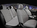 Повний комплект на сидіння CarFashion, модель RUBIN, сірий, фото 10