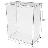 Ящик EKOSTAR с замком для пожертв та збору грошей 400x250x500. Об'єм 50 літрів, фото 3