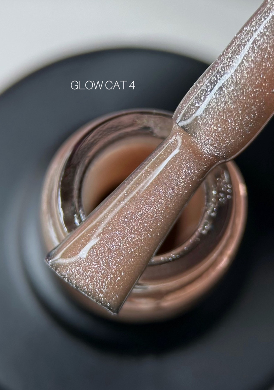 Гель-лак SAGA Glow Cat №04 котяче око бежевий, 9 мл, фото 1