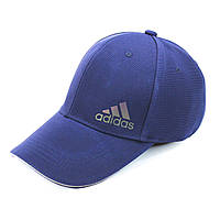 Кепка синя Adidas бейсболка літня універсальна бавовна