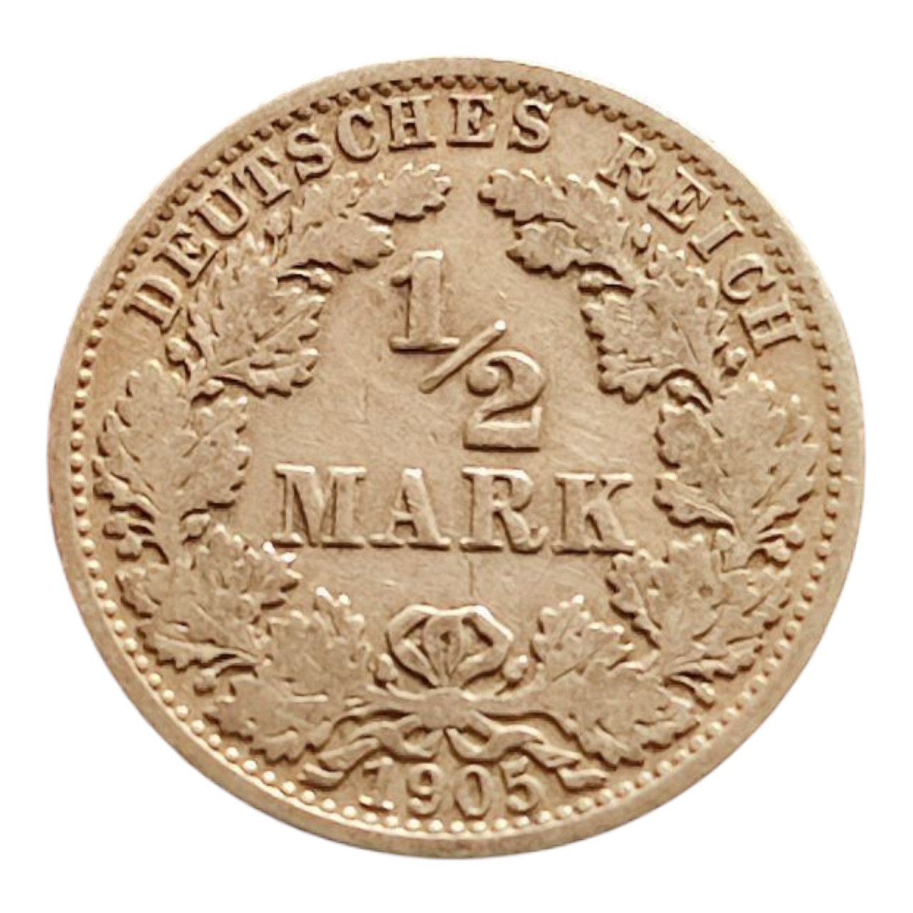Німеччина ½ марки, 1905 Мітка монетного двору "А" - Берлін