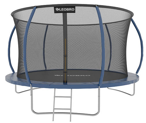 Батут LEOBRO Premium Pro 312 см з внутрішньою захисною сіткою 10FT СИНІЙ, фото 1