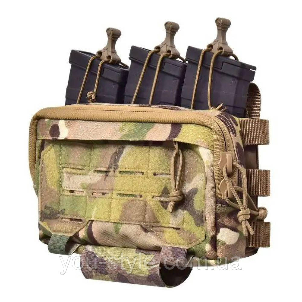 Потрійний підсумок під магазини АК/AR адмін підсумок кріплення MOLLI  мультикам
