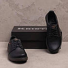 Чоловічі класичні повсякденні туфлі з натуральної шкіри Levis демісезонні туфлі на плоскій підошві зі шнурками, фото 3