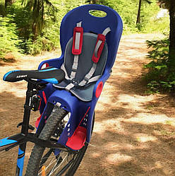 Дитяче велосипедне крісло TILLY Maxi T-831/1, 3-точкові ремені, 12-22 кг