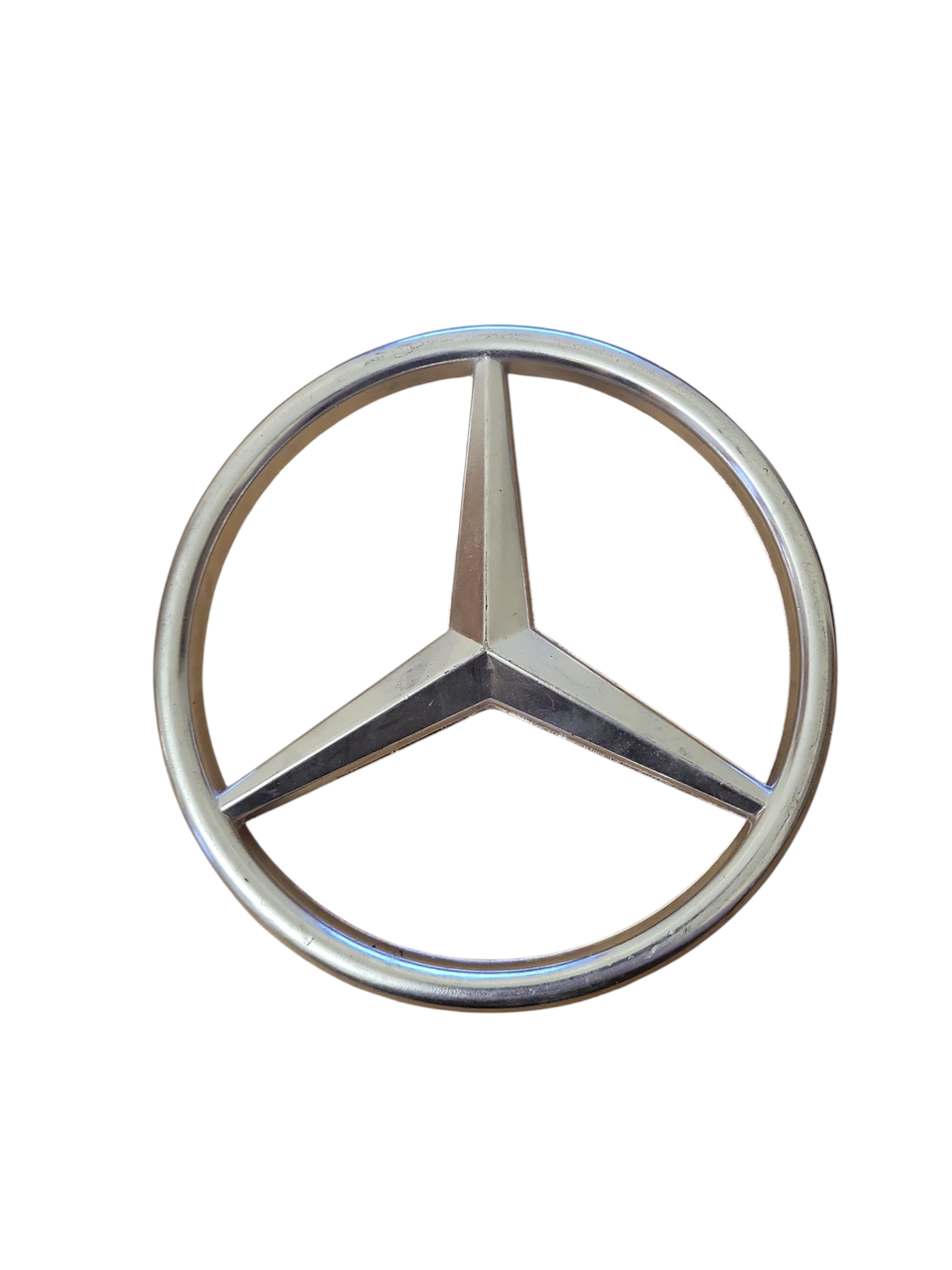 Емблема на капот Mercedes на вантажний Мерс 17,5 см на кріпленнях УЦІНКА!