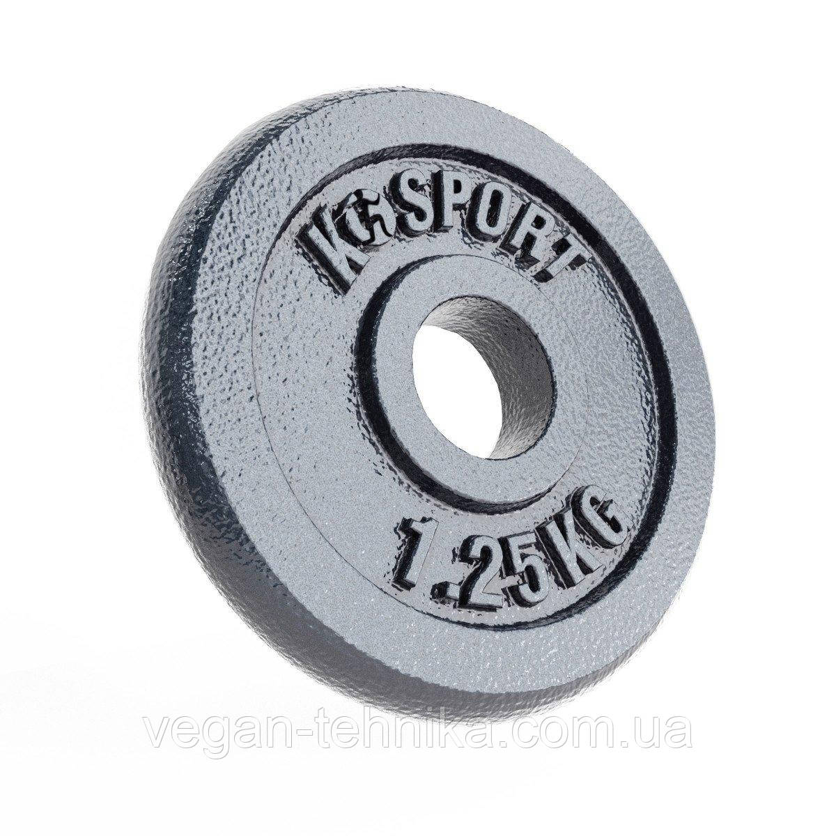 Диск чавунний K-SPORT O1.25 1,25 кг