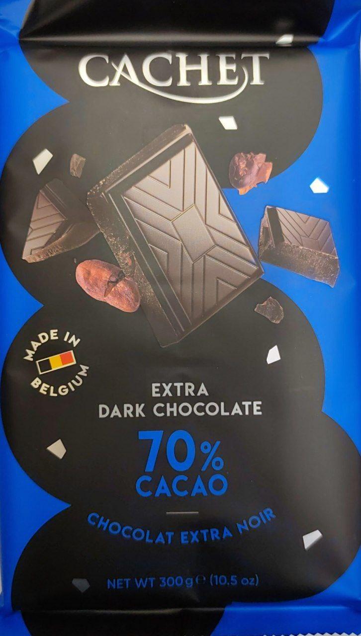 Шоколад Cachet Extra dark, 300гр, фото 1