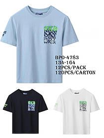 Футболки для мальчиков оптом, Glo-story, 134-164 см,  № BPO-4783