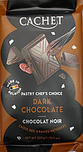 Чорний шоколад Кашет 53% Dark chocolate Cachet 300г