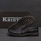 Чоловічі класичні туфлі з натуральної шкіри Levis стильні туфлі шкільні офісні на плоскій підошві без шнурівки, фото 6