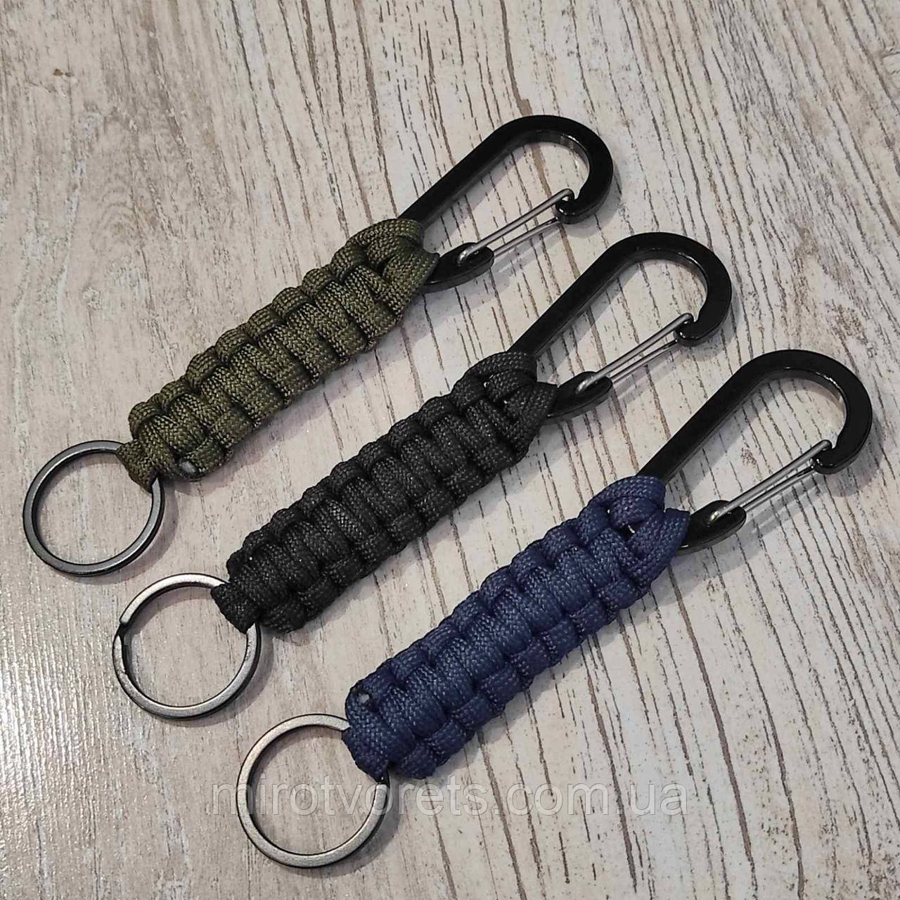 Брелок із паракорду з карабіном (темляк), фото 1
