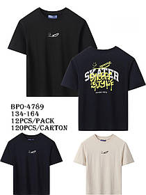 Футболки для мальчиков оптом, Glo-story, 134-164 см,  № BPO-4789