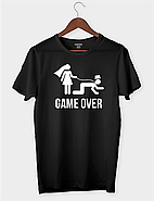 Класна футболка з кумедним принтом і написом "GAME OVER", фото 2