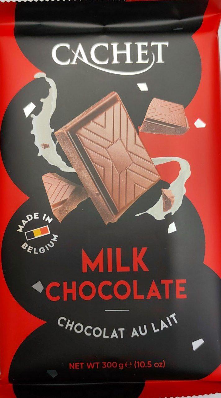 Шоколад Кашет молочний 32% Milk chocolate Cachet 300г, фото 1