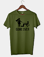 Класна футболка з кумедним принтом і написом "GAME OVER", фото 3
