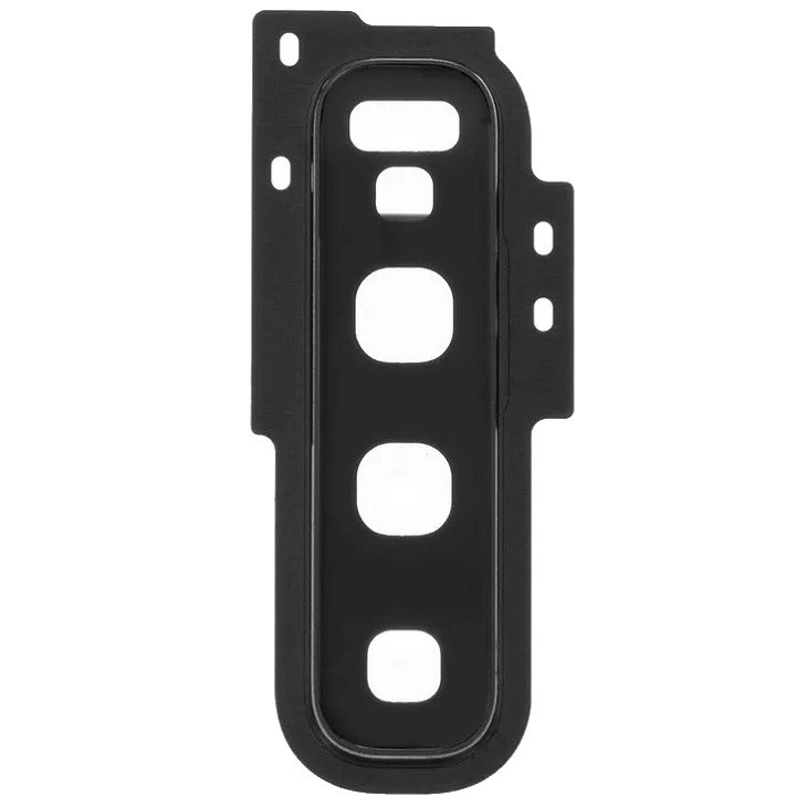 Скло камери Samsung G973 Galaxy S10 з рамкою чорного кольору, Prism Black, фото 1