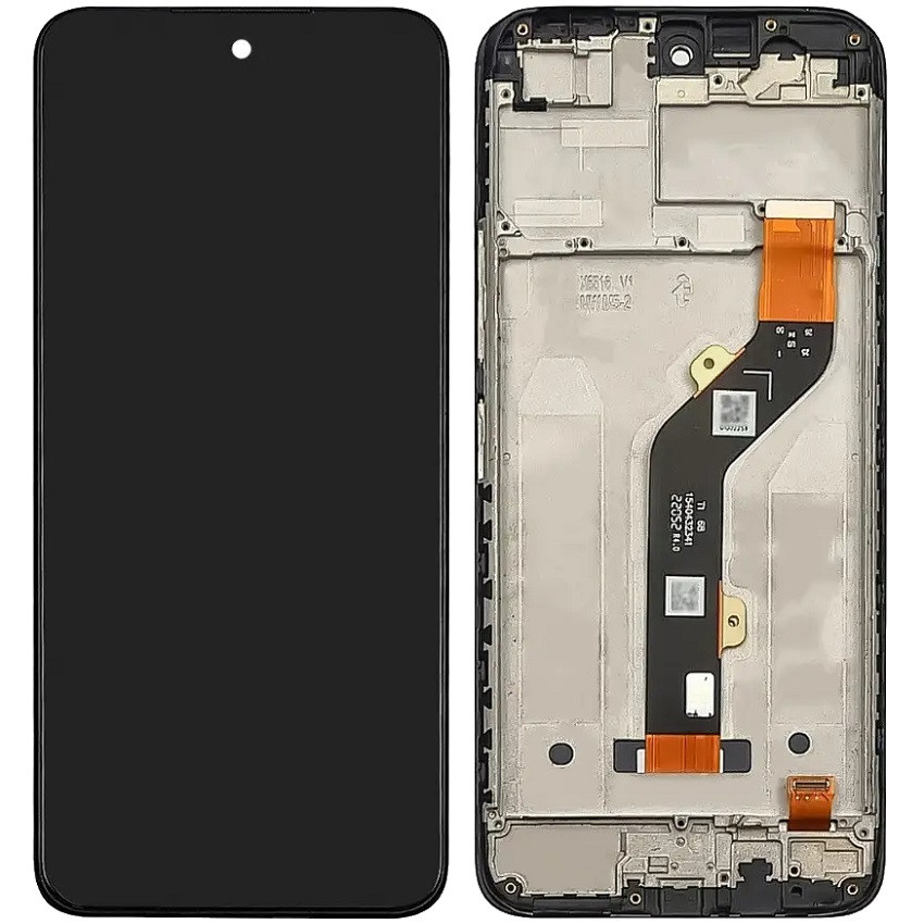 Дисплей Infinix Hot 12 Play NFC /Hot 12 Play чорний, оригінал PRC, з рамкою, фото 1