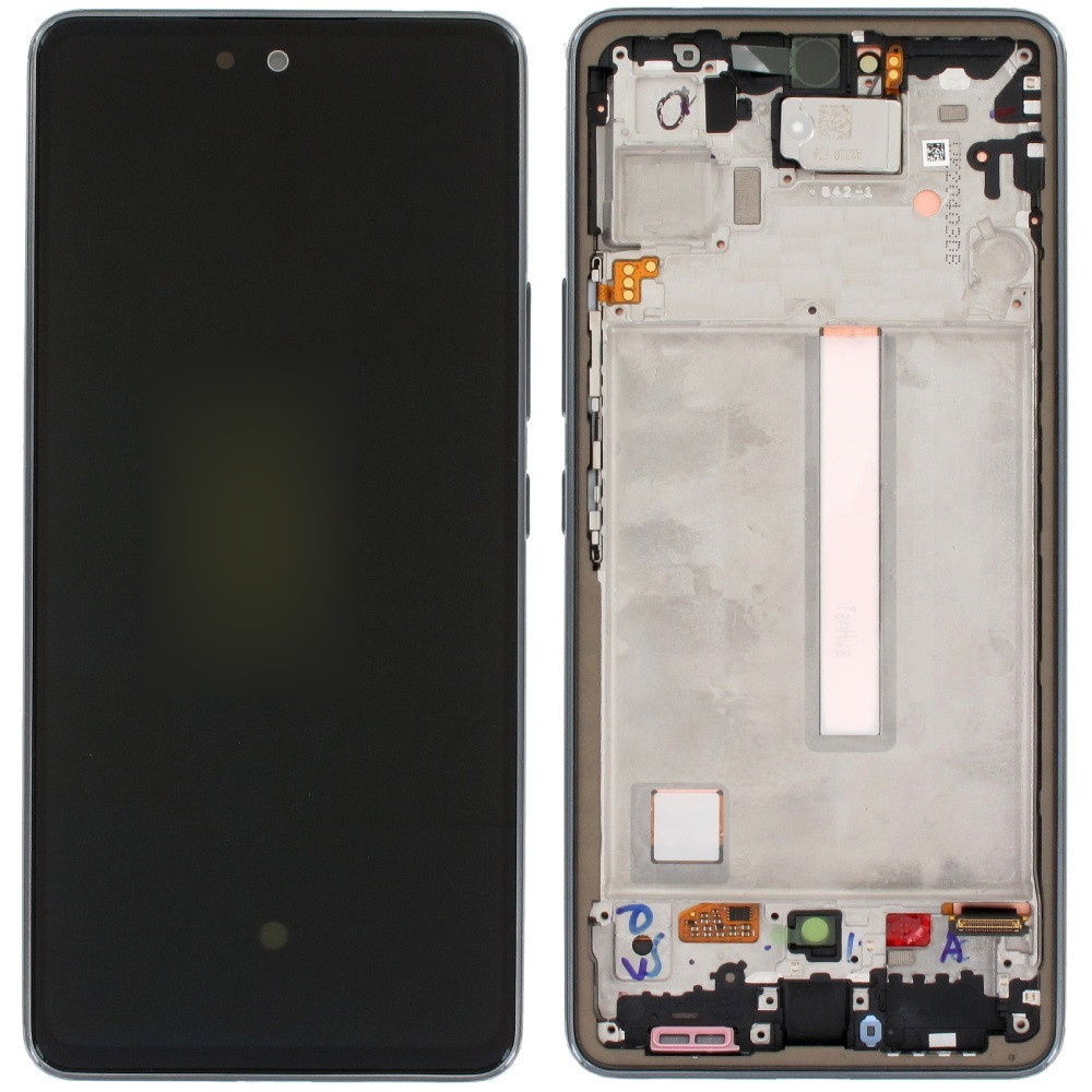 Дисплей Samsung A536 Galaxy A53 5G чорний, OLED (Small LCD), з рамкою, фото 1