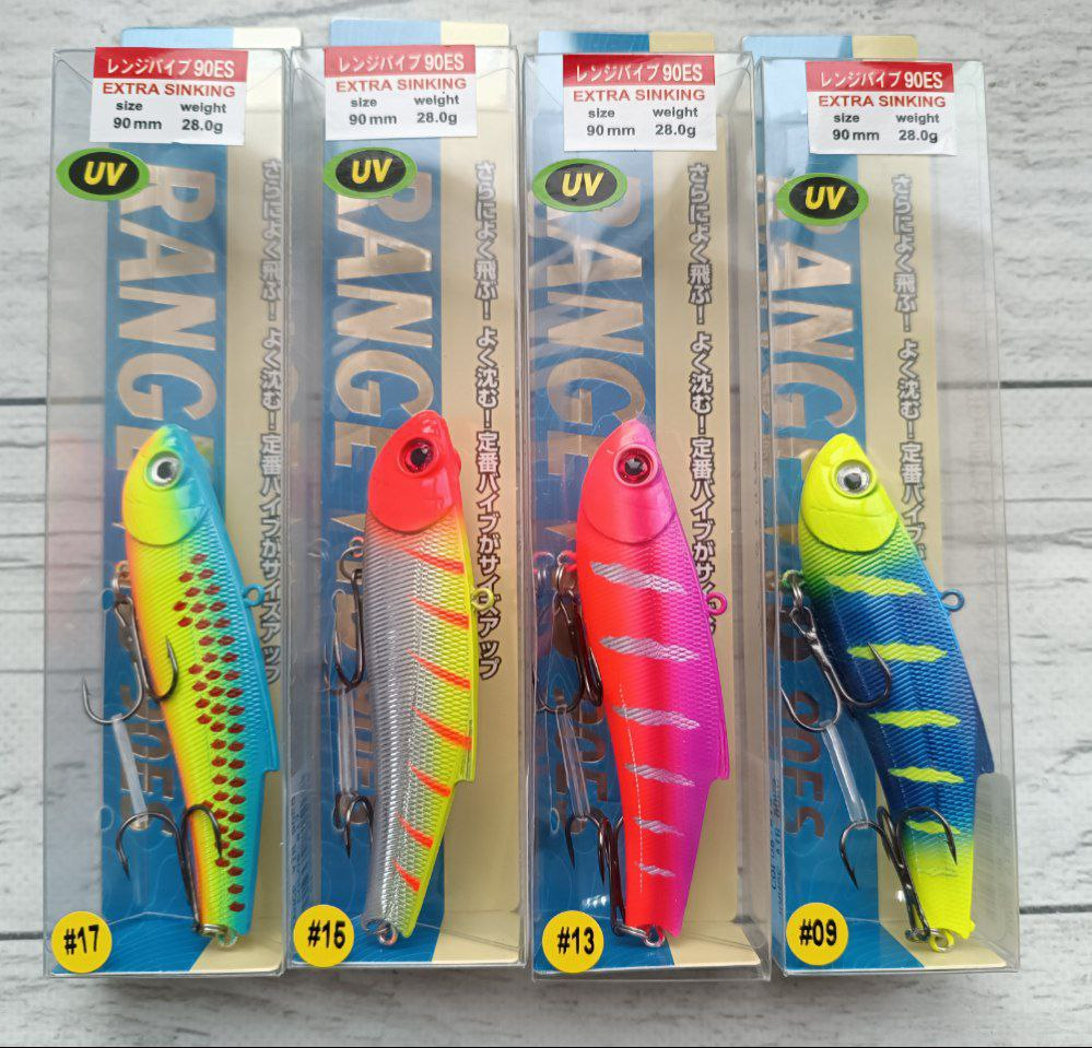 Воблер Columbia Range Vib 90ES 90mm 28g Набір 4шт