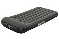 Надувне односпальне велюрове ліжко-матрац із вбудованим насосом Bestway (67929)