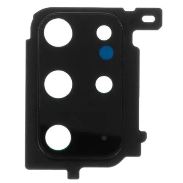 Скло камери Samsung G985 Galaxy S20+ /G986 з рамкою чорного кольору, Cosmic Grey, фото 1