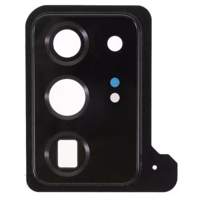 Скло камери Samsung N985 Galaxy Note 20 Ultra /N986 з рамкою чорного кольору, Mystic Black, фото 1