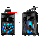 Портативна колонка ZQS-12130, Bluetooth, караоке, micro SD, мапа, aux, usb 2 мікрофони, фото 5
