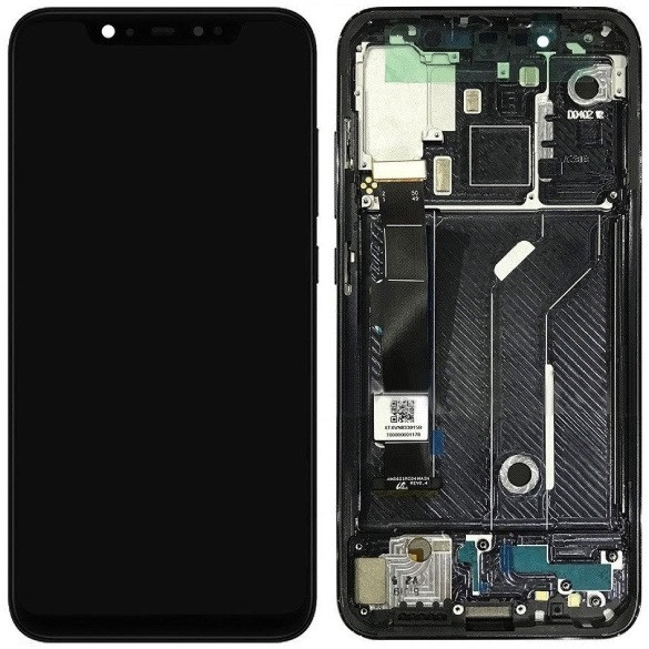 Дисплей Xiaomi Mi 8 чорний, Amoled, оригінал PRC, з рамкою, Black, фото 1