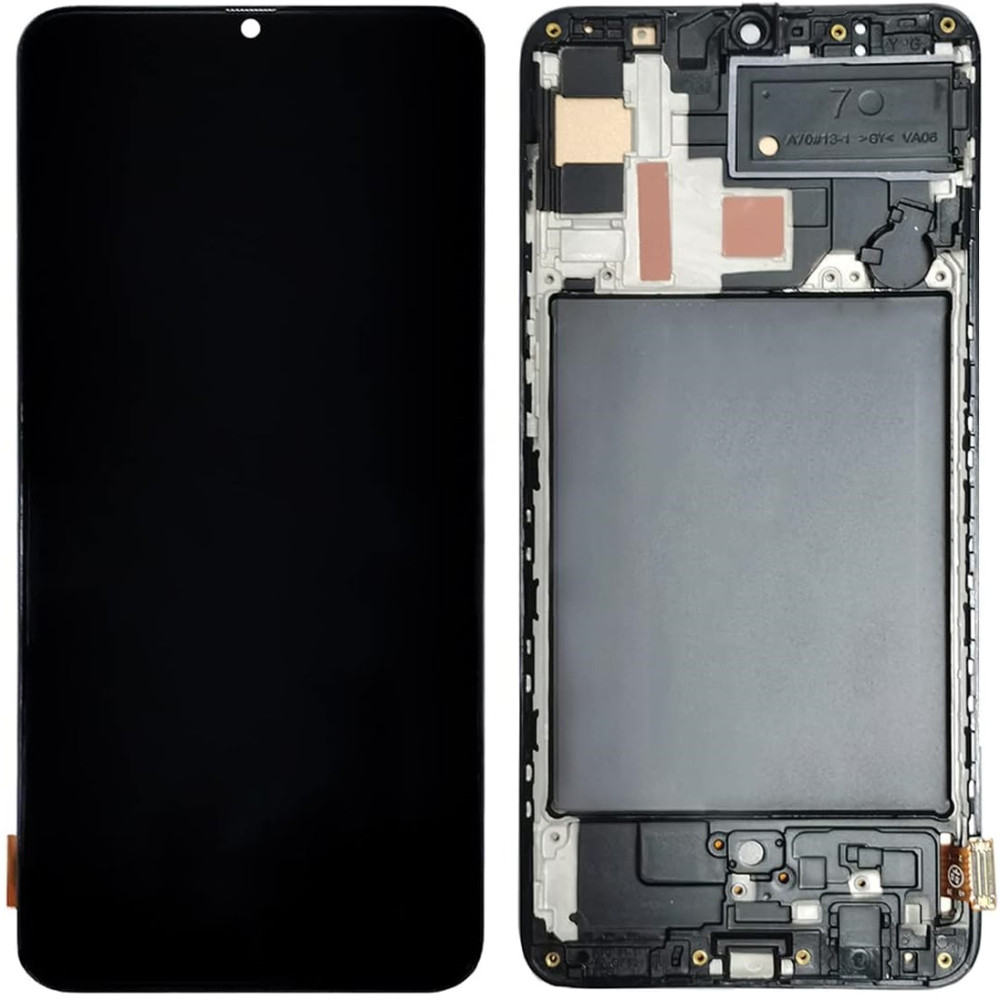 Дисплей Samsung A707 Galaxy A70s чорний, OLED, з рамкою, фото 1