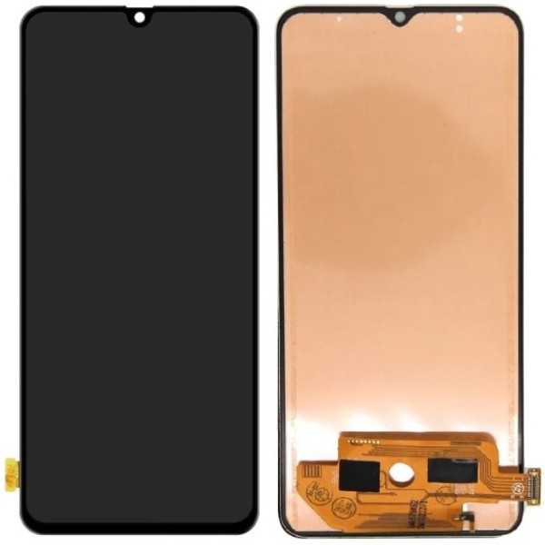 Дисплей Samsung A705 Galaxy A70 /A707 чорний, TFT (In-Cell) без функції відбитка пальця, фото 1