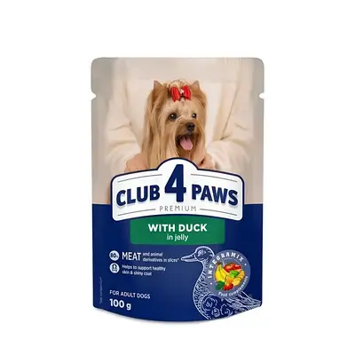 "CLUB 4 PAWS" (консервированный корм для собак)