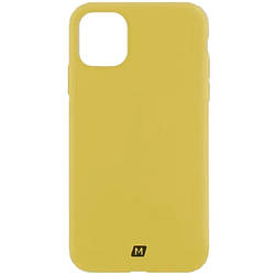 Силіконовий чохол iPhone 11 Pro Momax Silicone 2.0 Case Жовтий