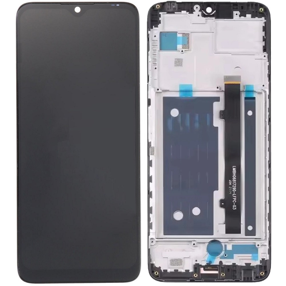 Дисплей ZTE Blade V30 Vita чорний, з рамкою, фото 1