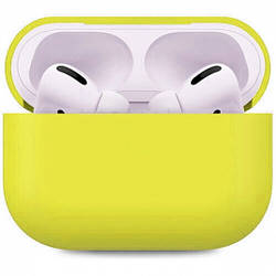 Силіконовий чохол Apple AirPods Pro Жовтий