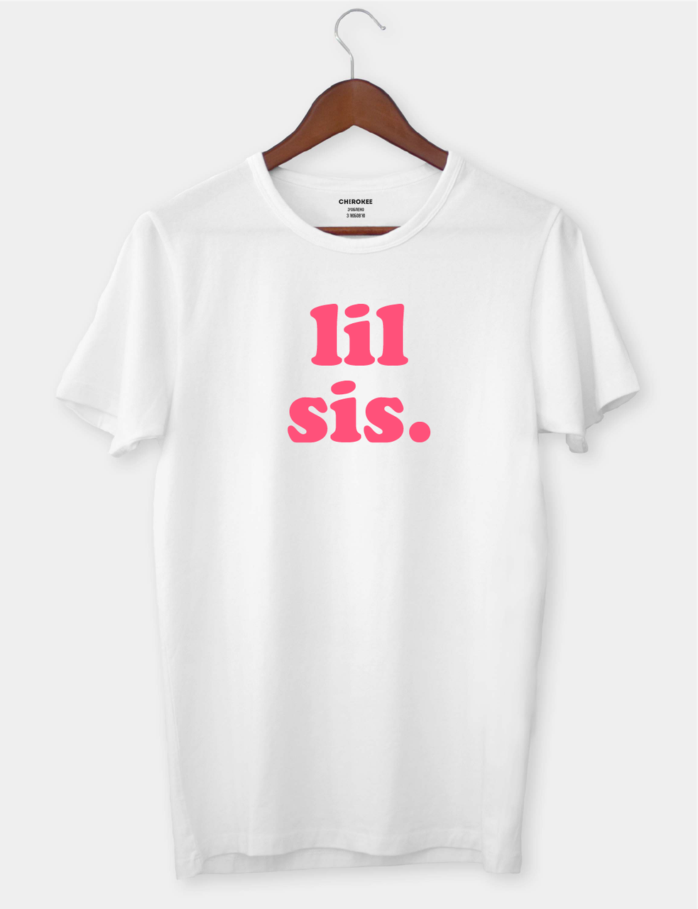 Футболка для молодшої сестрички з написом "Lil sis."