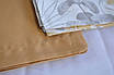 Постільна Білизна Issimo Home Сатин люкс Occale Beige двоспальний євро 200х220см, фото 6