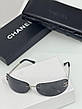 Жіночі сірі сонцезахисні окуляри Chanel Vintage Шанель, фото 8