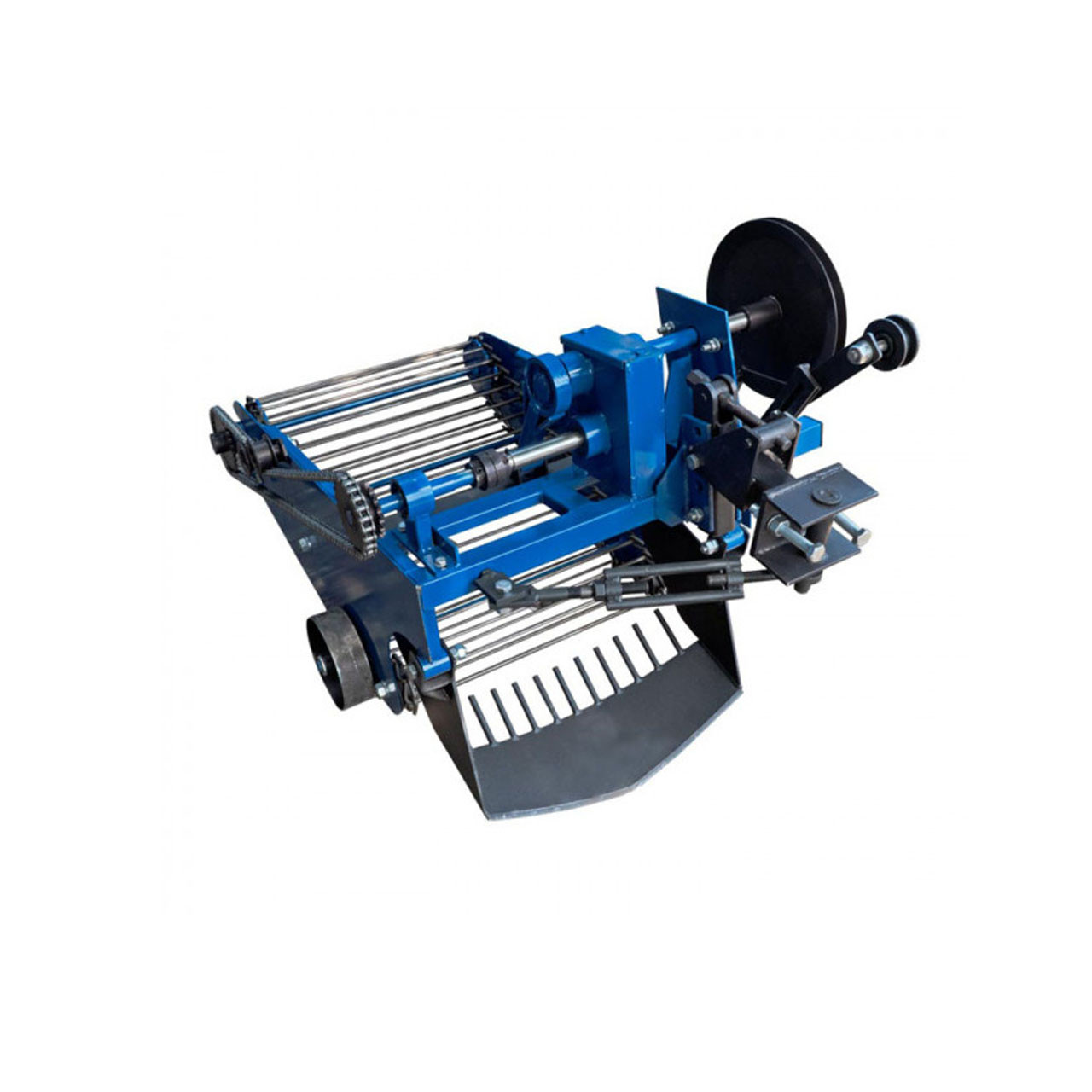 Копалка картоплі транспортерна вібраційна зі зміщенням причіпного до мототрактора