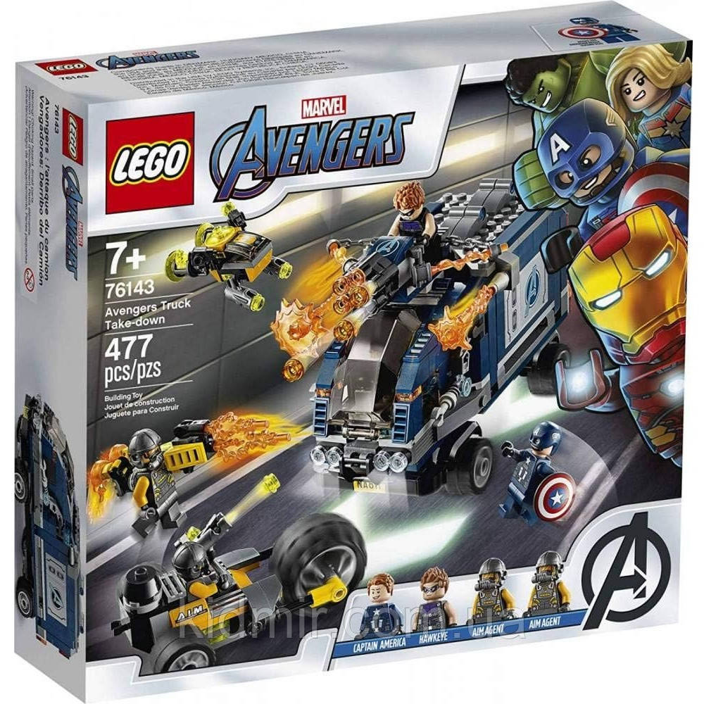Конструктор LEGO Marvel Super Heroes 76143 Месники Нападна вантажівку, фото 1