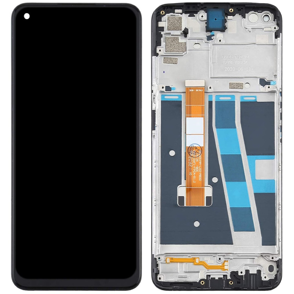 Дисплей Oppo A52 чорний, з рамкою, 12MP, оригінал PRC p/n: 1540396652 2001417, фото 1