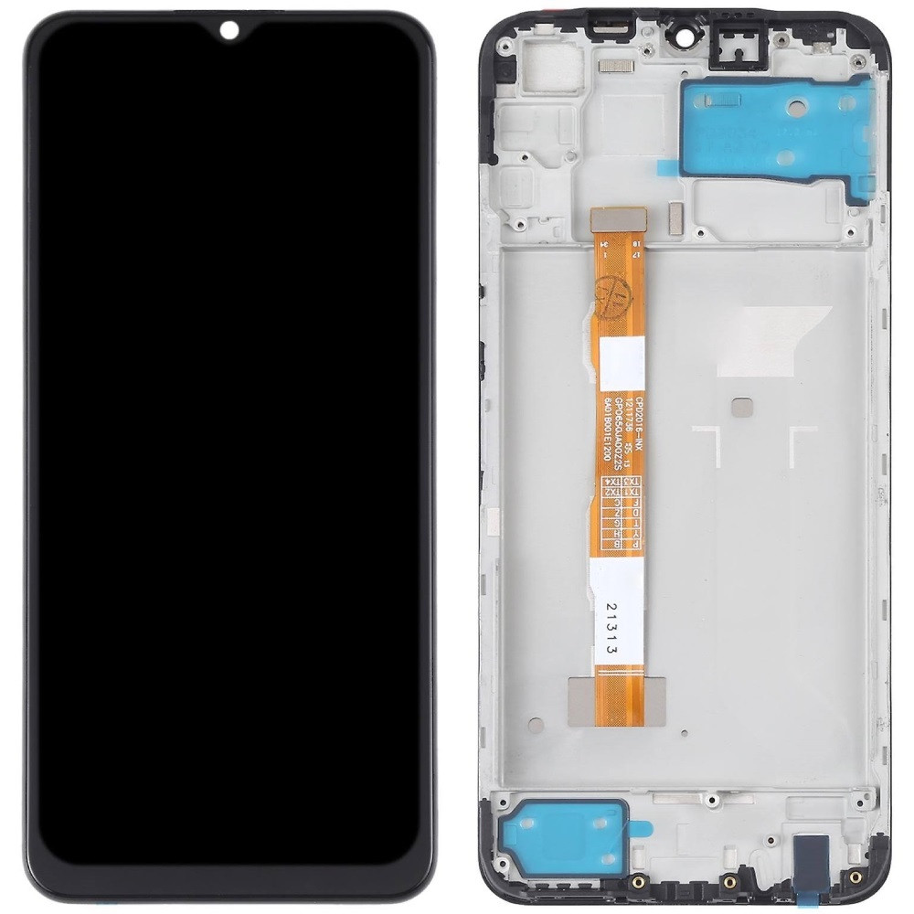 Дисплей Vivo Y20 /Y20i /Y20 2021 чорний, оригінал PRC, з рамкою, фото 1